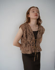 Embroidery code tops