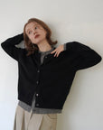 W layered cardigan