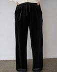 Velour Wide Leg Pants