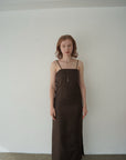 Twill camisole one-piece