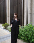 V neck jump suit