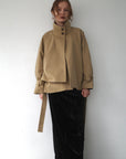【予約販売】10月上旬発送- Half cape short trench