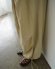Pocket frill parachute pants