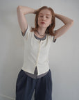 Layered lib half sleeve tops