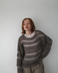 Design pattern sheer knit