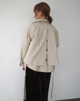 【3/13-発売】Half cape short trench