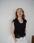 Embroidery code tops