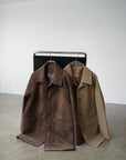 Leather suède JK coat
