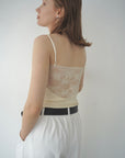 Back race cupin camisole