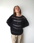 Design pattern sheer knit
