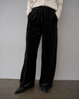Velour Wide Leg Pants