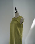 Slab flannel knit one-piece