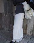 Alpaca layered skirt