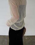 Sier lamé pullover