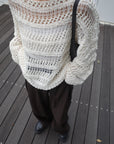 Design pattern sheer knit