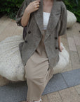 Summer tweed half sleeve JK