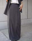 Switching long skirt