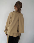 【予約販売】10月上旬発送- Half cape short trench