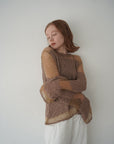 Slab 3D knit top