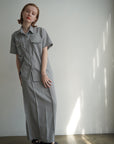 Switching long skirt