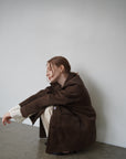 Leather suède JK coat
