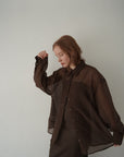 Wrinkle processing shirt