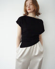 【7月上旬-発送】Unbalance tuck top