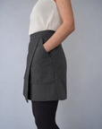 Pocket rap mini skirt