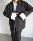 Turn up cuffs tailor jacket