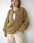 Deep skipper mohair knit