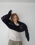 Design pattern sheer knit