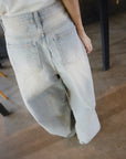 Balloon denim pant