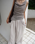 Drape asymmetry top