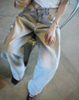 Balloon denim pant