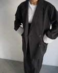 Turn up cuffs tailor jacket