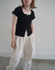 Layered lib half sleeve tops
