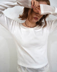 Lib off shoulder layered top
