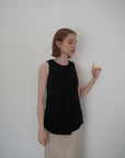 Back open knit tops