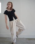 Layered lib half sleeve tops
