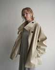 SS Flare design trench coat