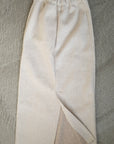 Wool soft long skirt
