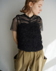 Tulle shirring Tshirts