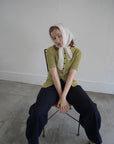 Bouclé knit polo
