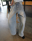 Balloon denim pant