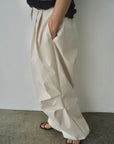 Water repellent parachute pants