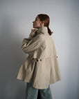 SS Flare design trench coat