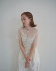 Tulle shirring Tshirts