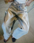 Balloon denim pant
