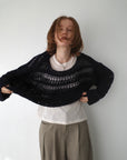 Design pattern sheer knit
