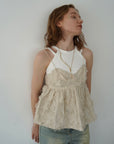 Vintage fringe top